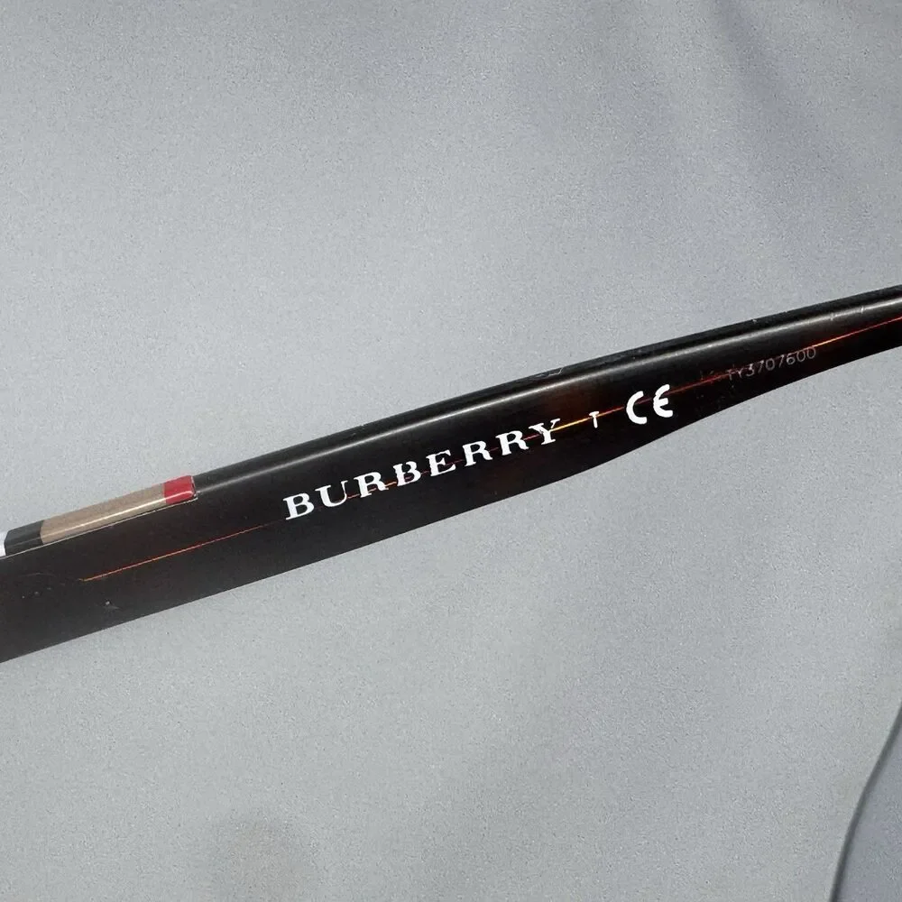Burberry B2144 3349 Brown Havana Rectangular Eyeglass Frames 51-16-140